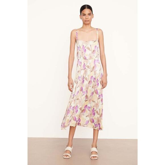 Vince Nouveau Magnolia‎ Crushed Cami Dress Size Small New with Tags - Picture 5 of 7